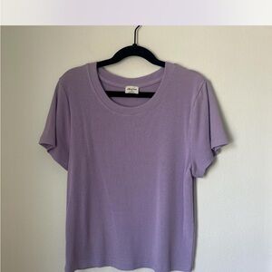Wilfred Lavender Crewneck Short Sleeve Top